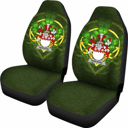 Perceval Ireland Car Seat Cover Celtic Shamrock (Set Of Two) 154230 - YourCarButBetter