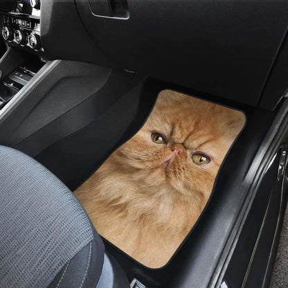 Persian Cat Car Floor Mats Funny Cat Face 112428 - YourCarButBetter