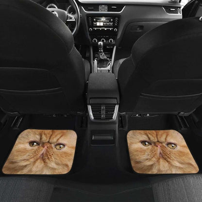 Persian Cat Car Floor Mats Funny Cat Face 112428 - YourCarButBetter