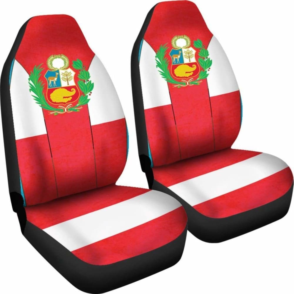 Peru Flag Car Seat Cover 2 221205 - YourCarButBetter