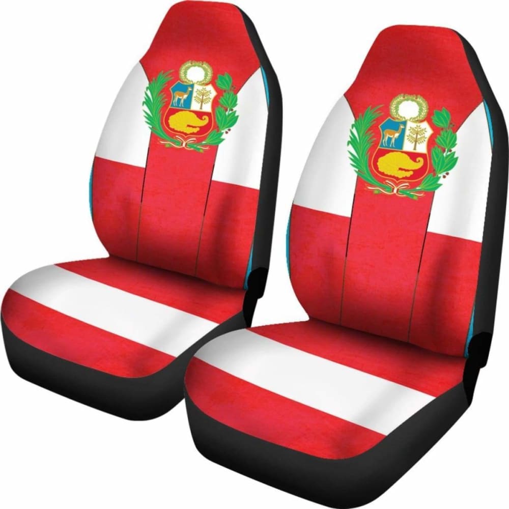 Peru Flag Car Seat Cover 2 221205 - YourCarButBetter