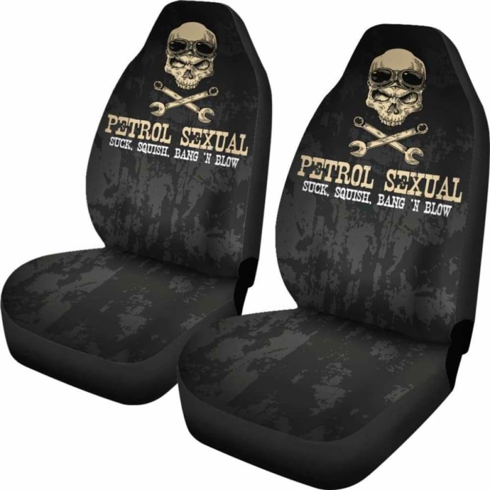 Petrol Sexual Mechanic Car Seat Covers 174914 - YourCarButBetter