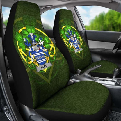 Piers Ireland Car Seat Cover Celtic Shamrock (Set Of Two) 154230 - YourCarButBetter