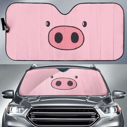 Pig Head Car Auto Sun Shades 102507 - YourCarButBetter