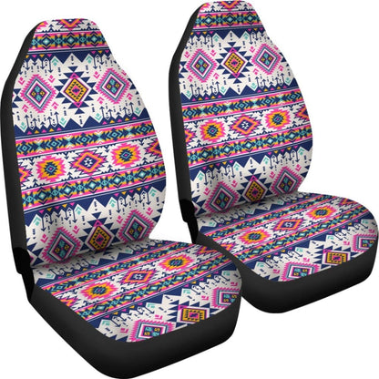 Pink And Blue Aztec Car Seat Covers 174510 - YourCarButBetter