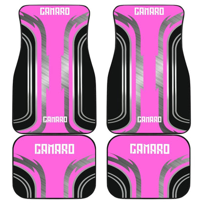 Pink Black Camaro White Letter Car Accessories Car Floor Mats 210603 - YourCarButBetter