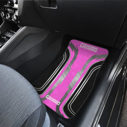 Pink Black Camaro White Letter Car Accessories Car Floor Mats 210603 - YourCarButBetter