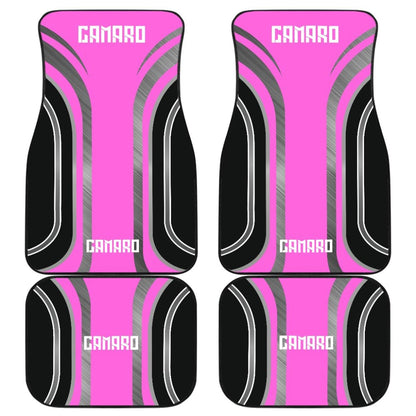 Pink Black Camaro White Letter Car Floor Mats 210603 - YourCarButBetter