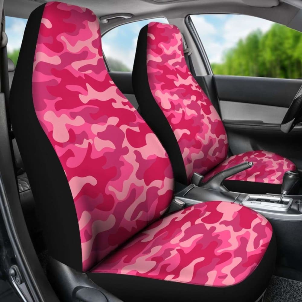 Pink Camo Car Seat Cover 112608