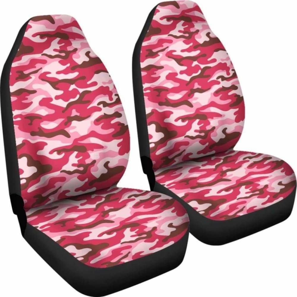 Pink Camouflage Car Seat Covers 112608