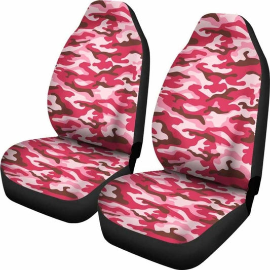 Pink Camouflage Car Seat Covers 112608