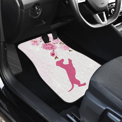 Pink Dachshund And Floral For Flower And Dog Lovers Car Floor Mats - Make Your Own Styles