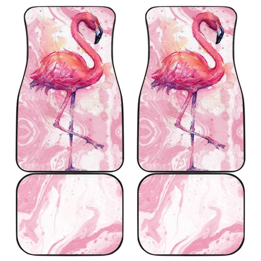 Pink Design Flamingo Car Floor Mats 211203