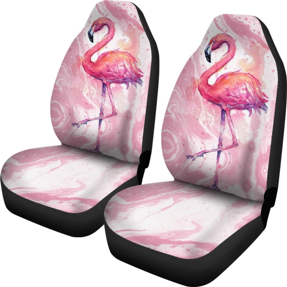Pink Design Flamingo Car Seat Covers 211203