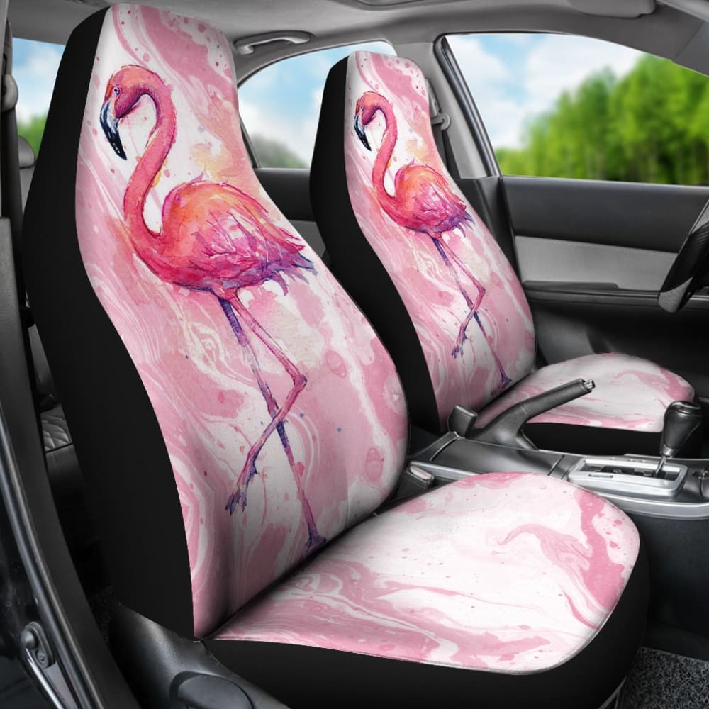 Pink Design Flamingo Car Seat Covers 211203