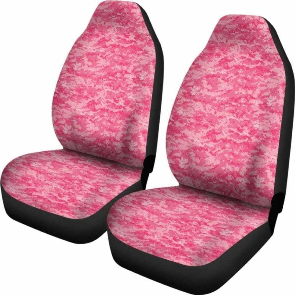 Pink Digital Camouflage Car Seat Covers 112608