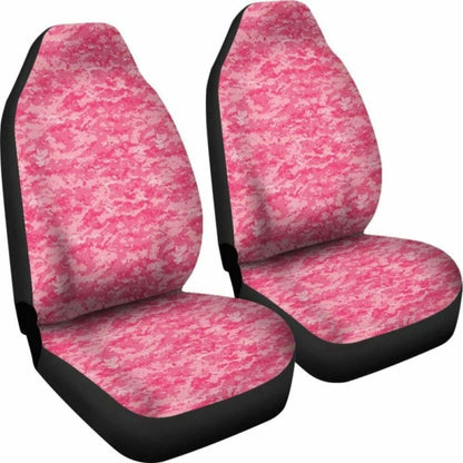 Pink Digital Camouflage Car Seat Covers 112608
