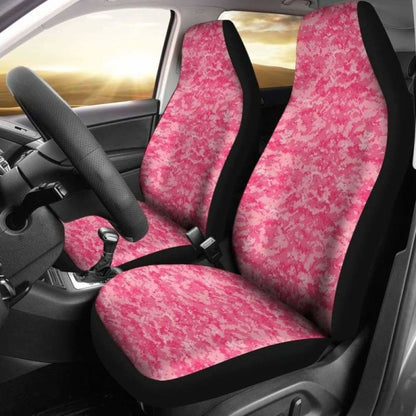 Pink Digital Camouflage Car Seat Covers 112608