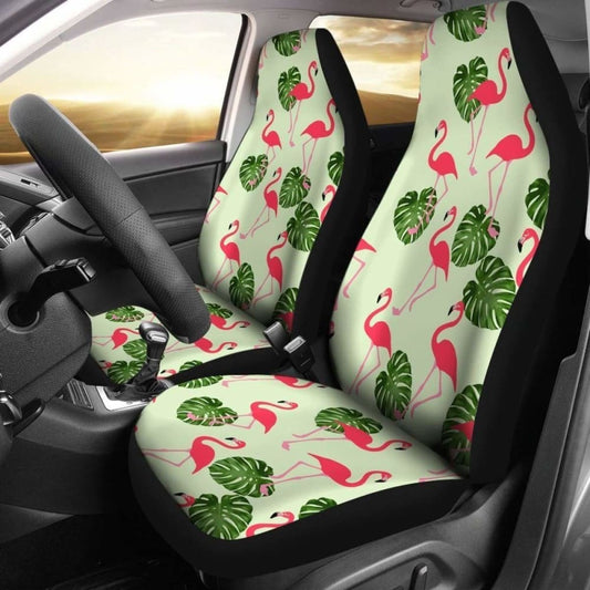 Pink Flamingo Car Seat Covers 201010