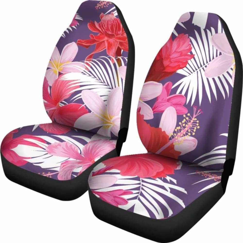 Pink Floral Car Seat Covers 153908 - YourCarButBetter