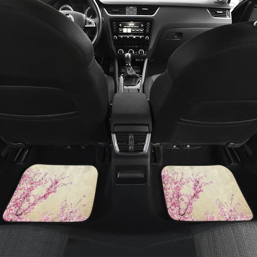Pink Horse Forest Flower Car Floor Mats 211003