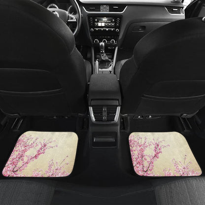 Pink Horse Forest Flower Car Floor Mats 211003