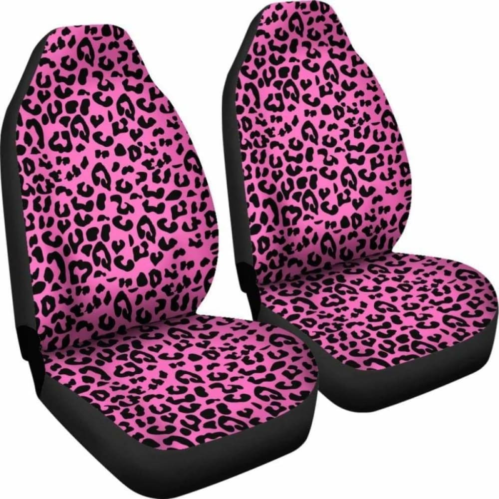 Pink Leopard Print Car Seat Covers 092813 - YourCarButBetter