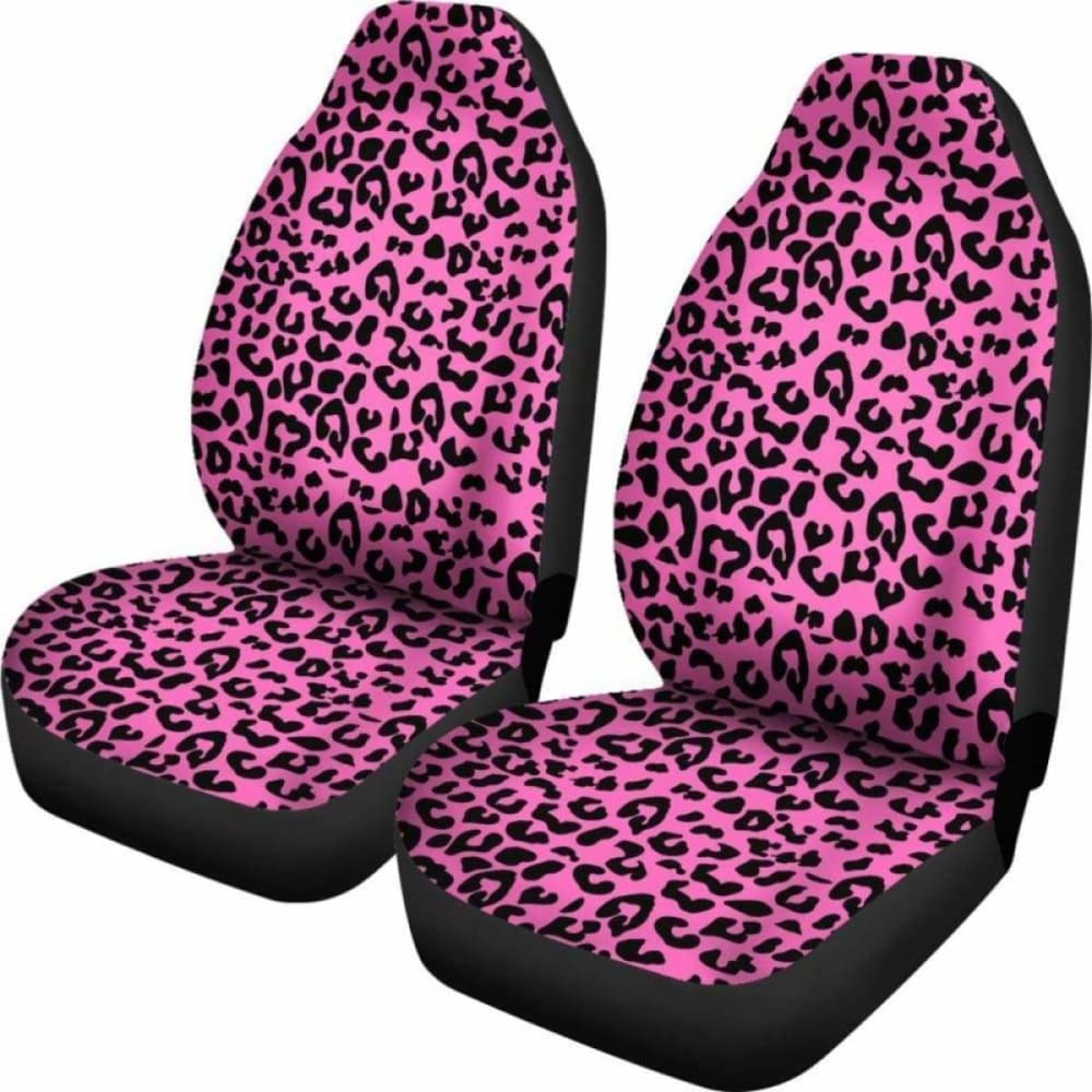 Pink Leopard Print Car Seat Covers 092813 - YourCarButBetter