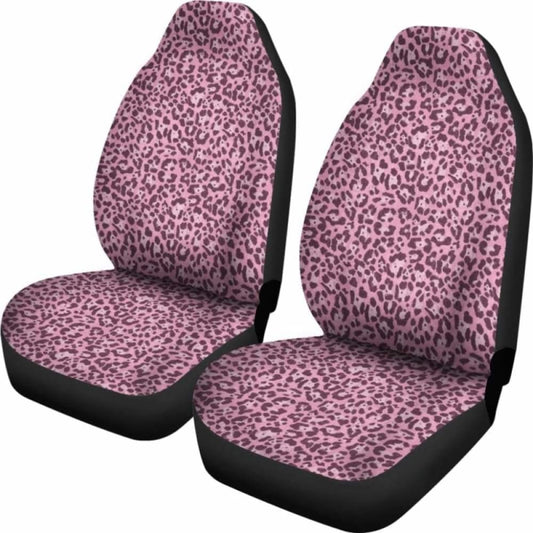 Pink Leopard Print Car Seat Covers Leopard Skin 092813 - YourCarButBetter