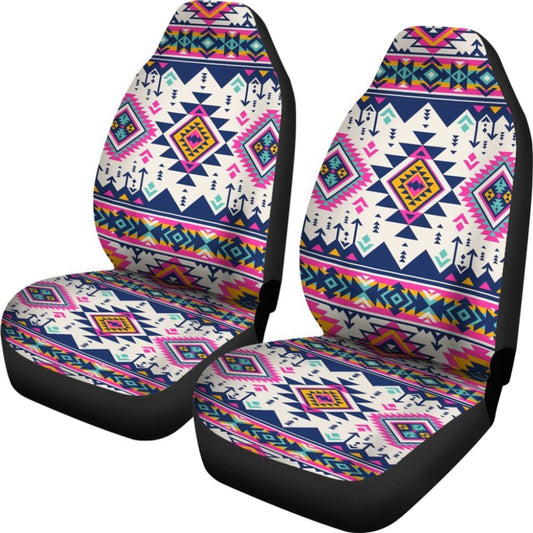 Pink Pattern Native American Car Seat Covers 093223 - YourCarButBetter
