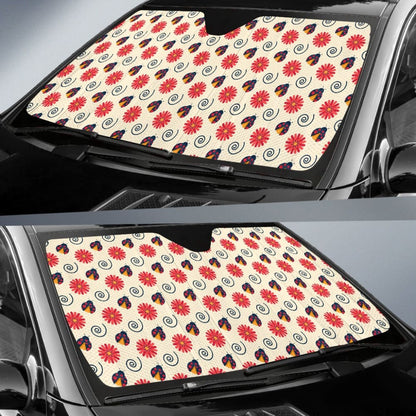 Pink Red Ladybug Custom Car Decoration Car Auto Sun Shade 210901 - YourCarButBetter