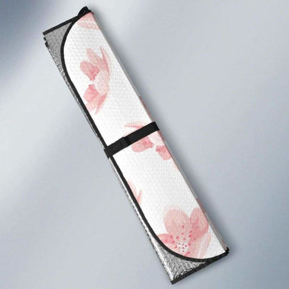 Pink Sakura Cherry Blossom Pattern Car Auto Sun Shades 104020 - YourCarButBetter