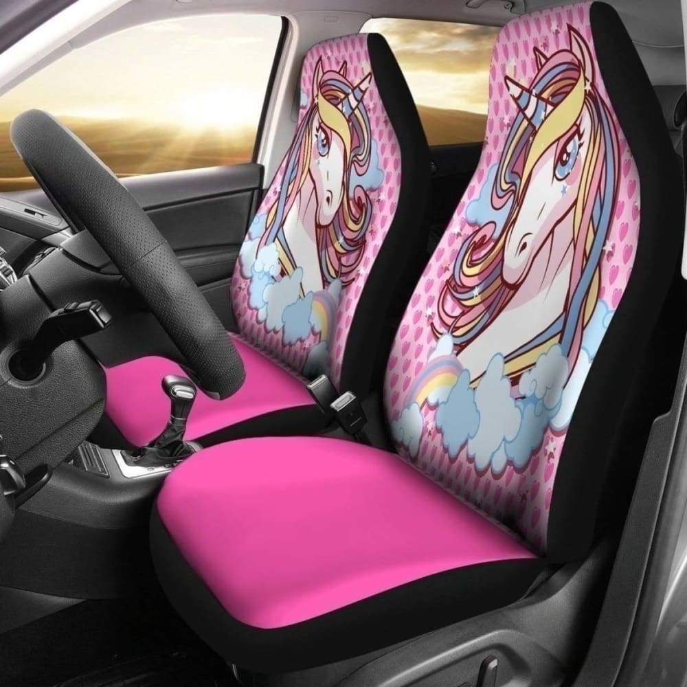 Pink Unicorn Car Seat Covers 170817