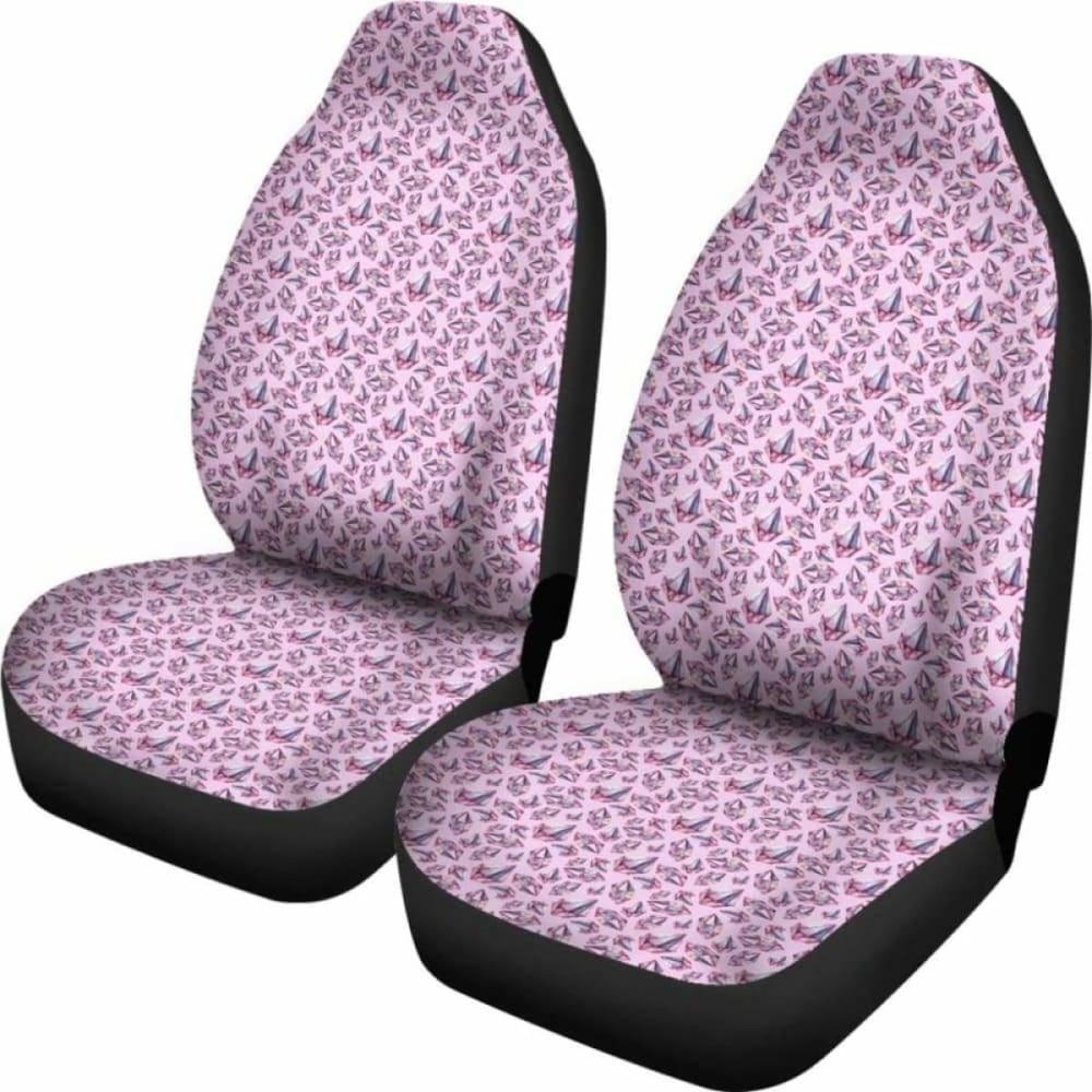 Pink With Watercolor Crystals Car Seat Covers 174914 - YourCarButBetter