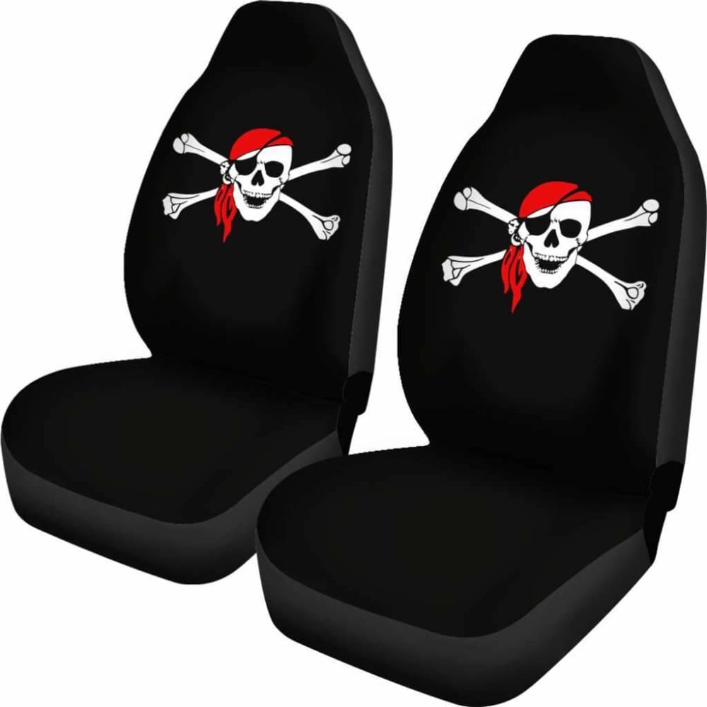 Pirate Skull And Crossbones Car Seat Covers Amazing Gift 101819 - YourCarButBetter