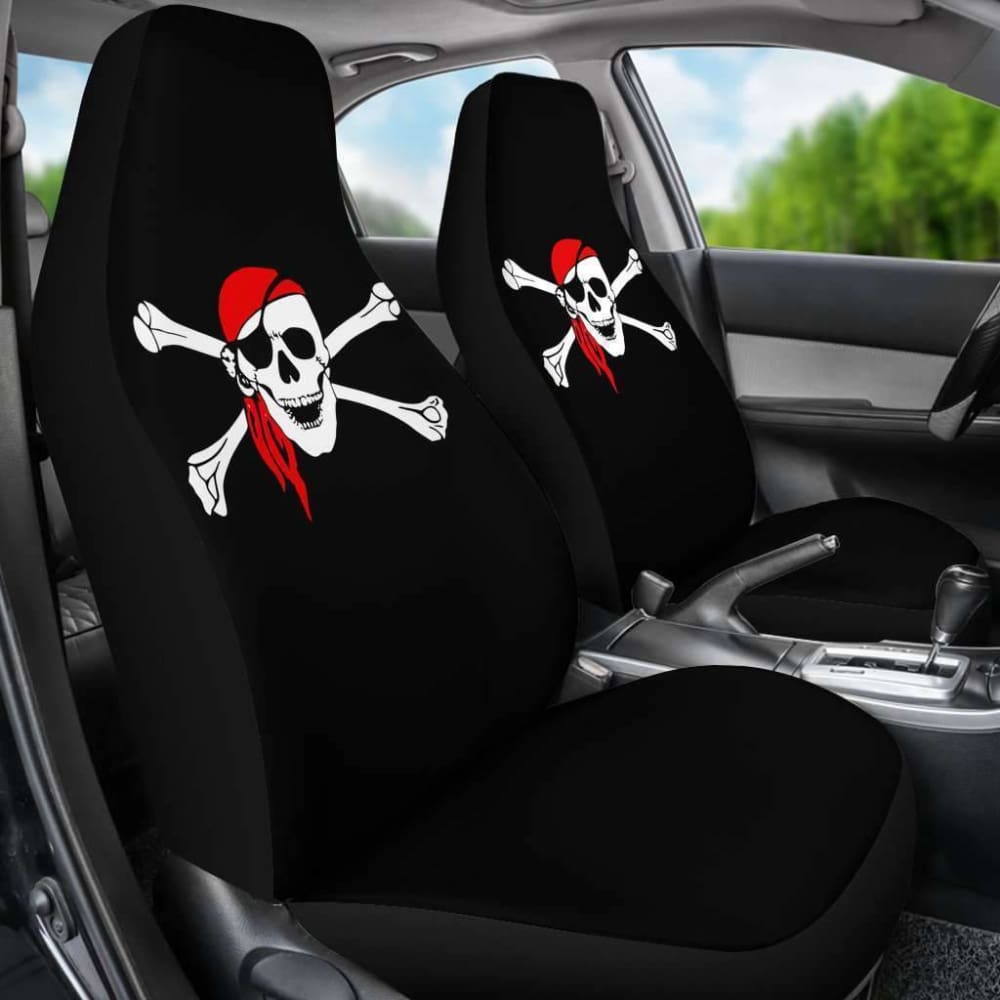 Pirate Skull And Crossbones Car Seat Covers Amazing Gift 101819 - YourCarButBetter