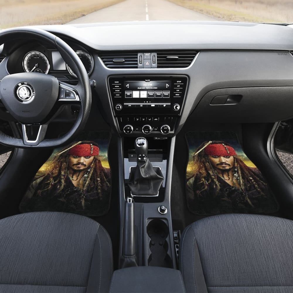Pirates Of The Caribbean Jack Sparrow Car Floor Mats 101819 - YourCarButBetter