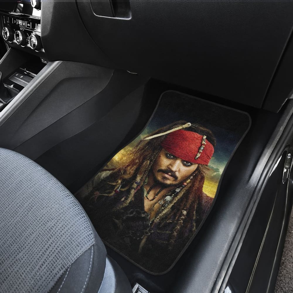 Pirates Of The Caribbean Jack Sparrow Car Floor Mats 101819 - YourCarButBetter
