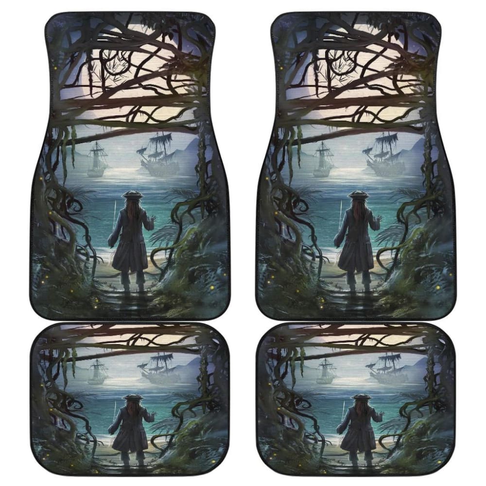Pirates Of The Caribbean Jack Sparrow Car Floor Mats 210101 - YourCarButBetter