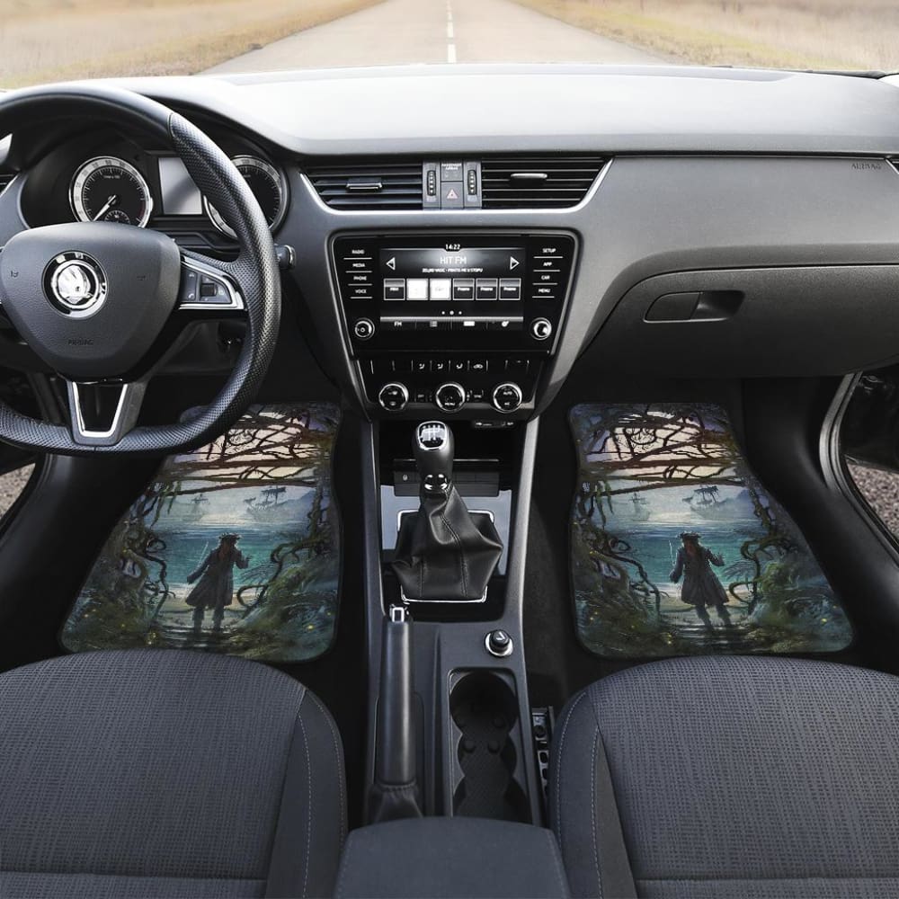 Pirates Of The Caribbean Jack Sparrow Car Floor Mats 210101 - YourCarButBetter