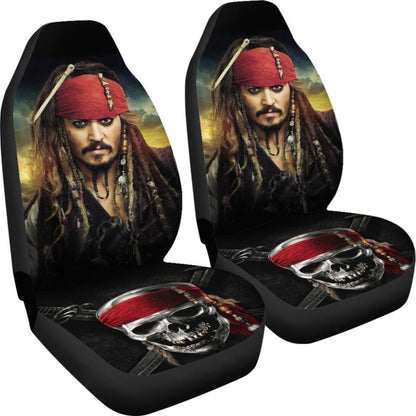 Pirates Of The Caribbean Jack Sparrow Car Seat Covers 101819 - YourCarButBetter