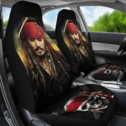 Pirates Of The Caribbean Jack Sparrow Car Seat Covers 101819 - YourCarButBetter
