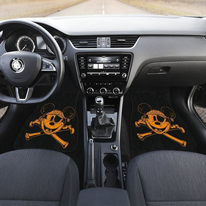Pirates Of The Caribbean Mice Logo Car Floor Mats 101819 - YourCarButBetter