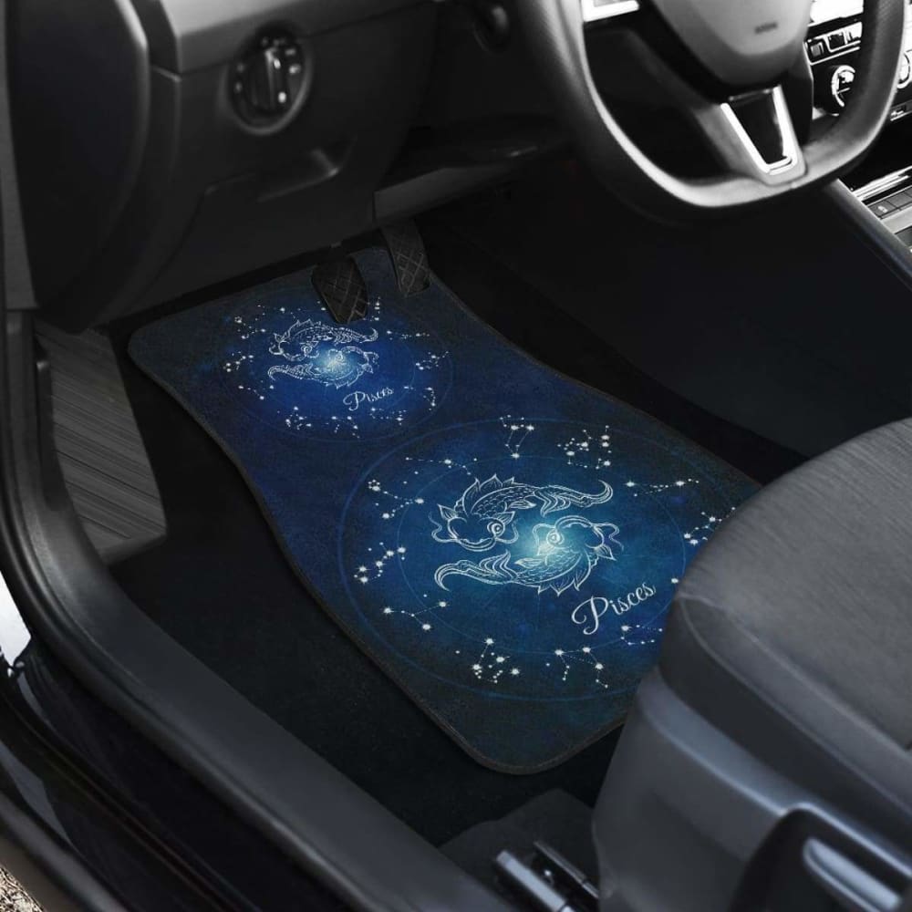 Pisces Zodiac Sign Car Floor Mats Amazing Gift 211902