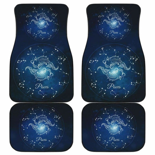 Pisces Zodiac Sign Car Floor Mats Amazing Gift 211902