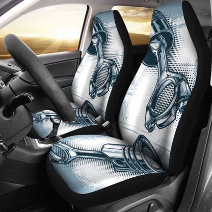 Piston Mechanic Car Seat Covers 174914 - YourCarButBetter