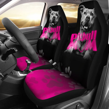 Pit Bull Mom Car Seat Covers 174510 - YourCarButBetter