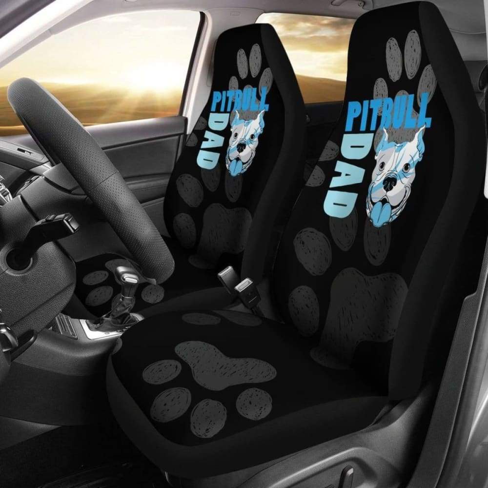 Pitbull Dad Car Seat Covers 113510