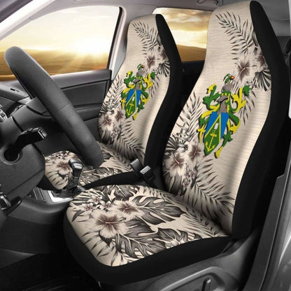 Pitcairn Islands Car Seat Covers The Beige Hibiscus (Set Of Two) 7 232125 - YourCarButBetter