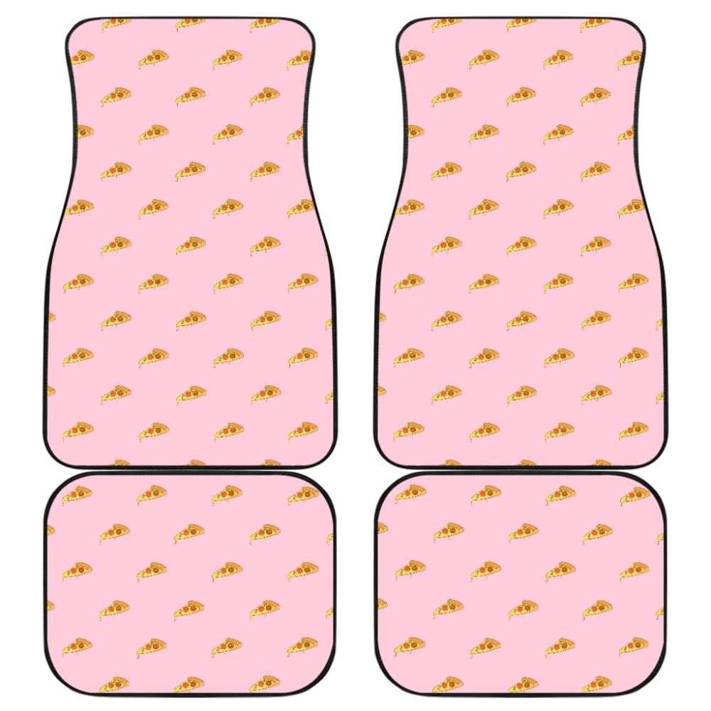 Pizza Design Pattern Universal Fit Car Floor Mats 211801 - YourCarButBetter